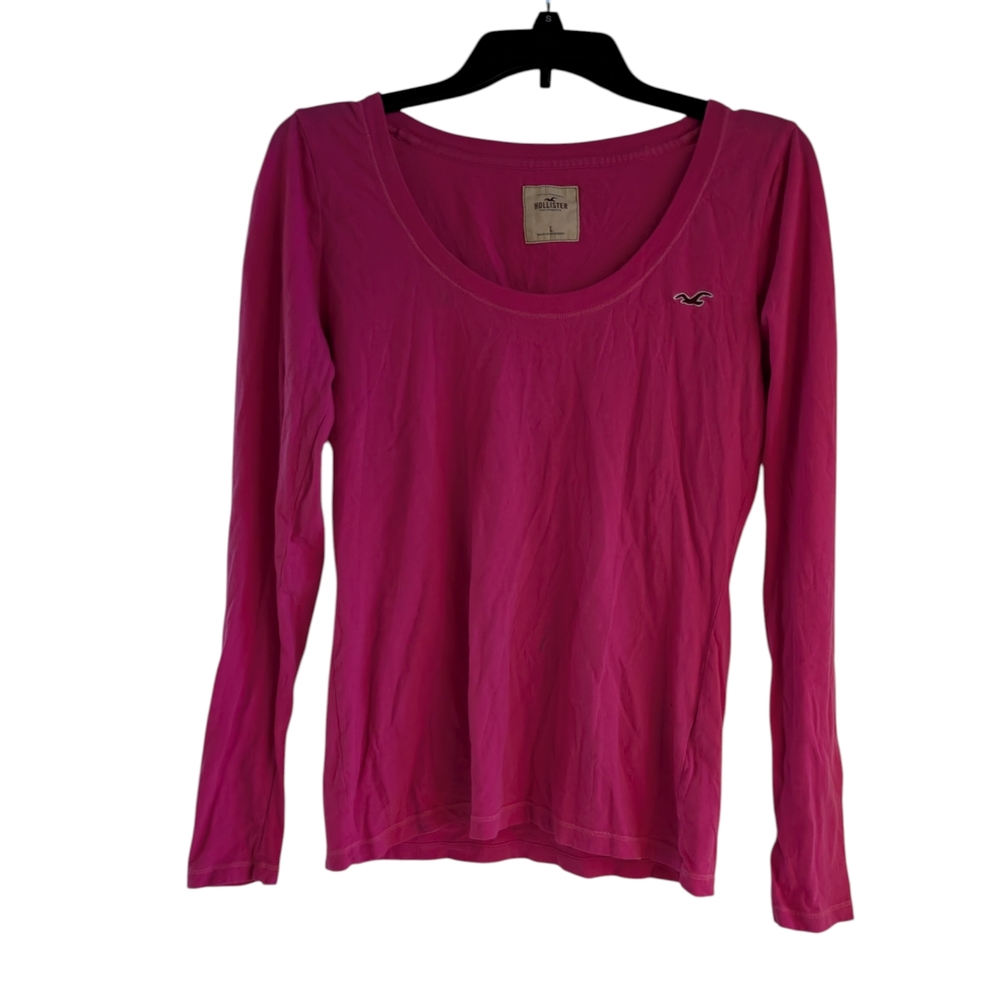 Hollister Y2K Fuchsia Long Sleeve Tee Size L